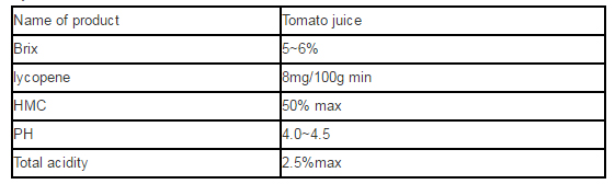tomato-juice-specification